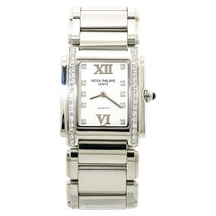Patek Philippe Twenty 4 4910/010 Tiffany Lady Quartz Diamond Bezel Watch