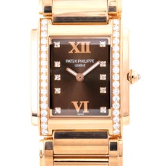 Patek Philippe Twenty-4 4910/11R-010 18K Rose Chocolate Dial with Box&Paper