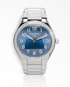Patek Philippe Twenty 4 Automatic Diamond Set Bezel Blue Dial 7300-1200A-001