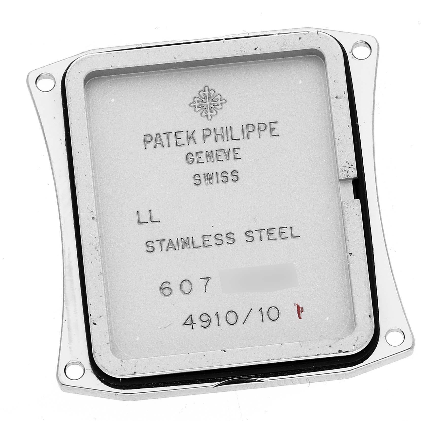 Patek Philippe Twenty-4 Blue Dial Steel Diamond Ladies Watch 4910 Papers 2