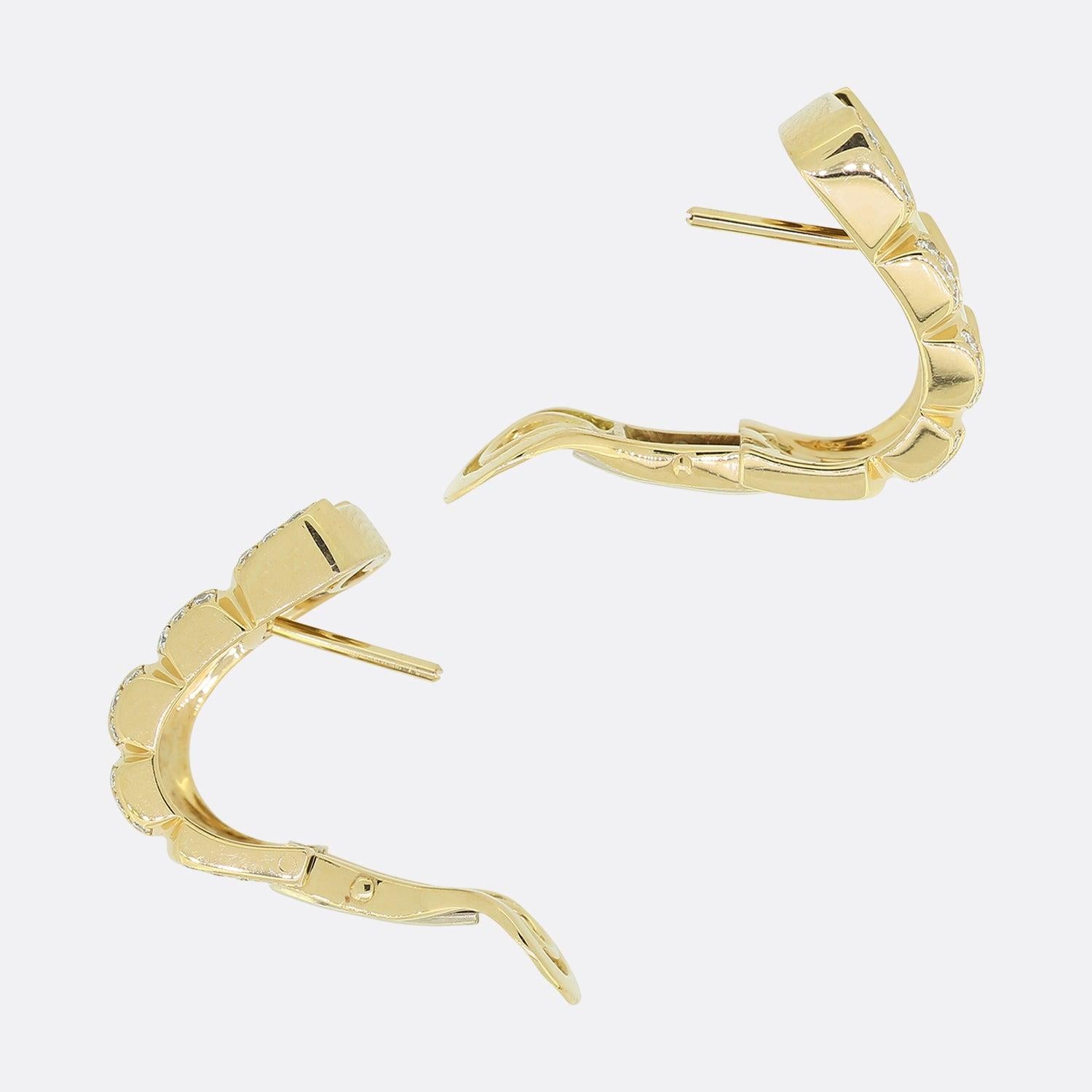 Patek Philippe Twenty-4 Diamond Earrings In Good Condition For Sale In London, GB