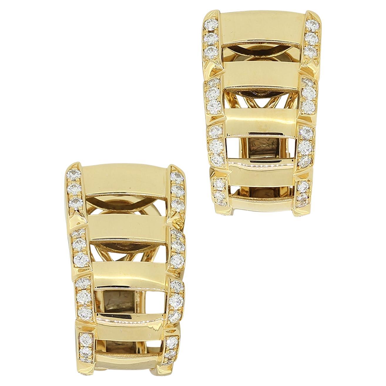 Patek Philippe Twenty-4 Diamond Earrings For Sale