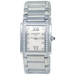 Patek Philippe Twenty-4 Diamond Stainless Steel Watch Quartz 4910/10A-011