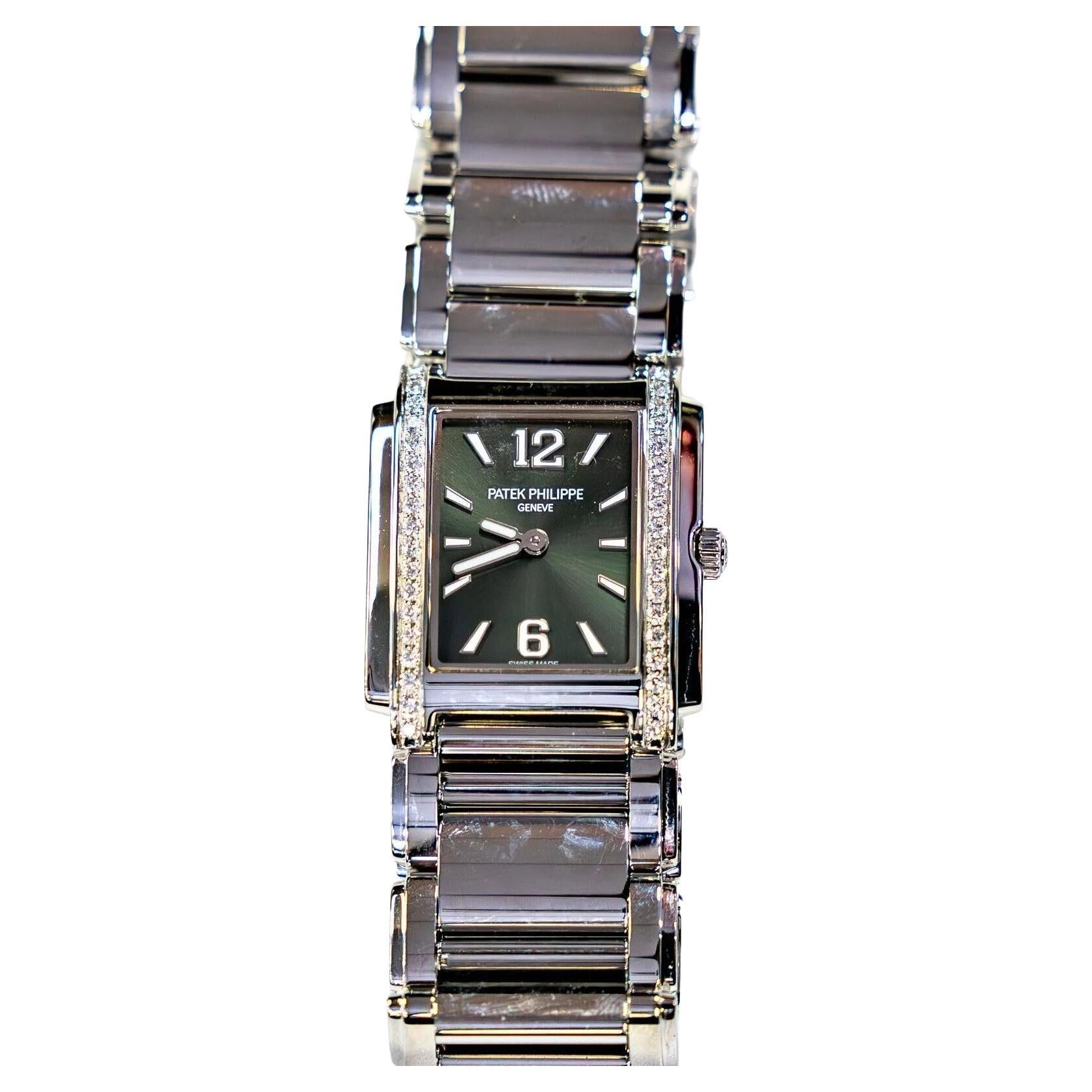 Orologio Patek Philippe Twenty 4 Green da uomo - 4910/1200A-011 in vendita