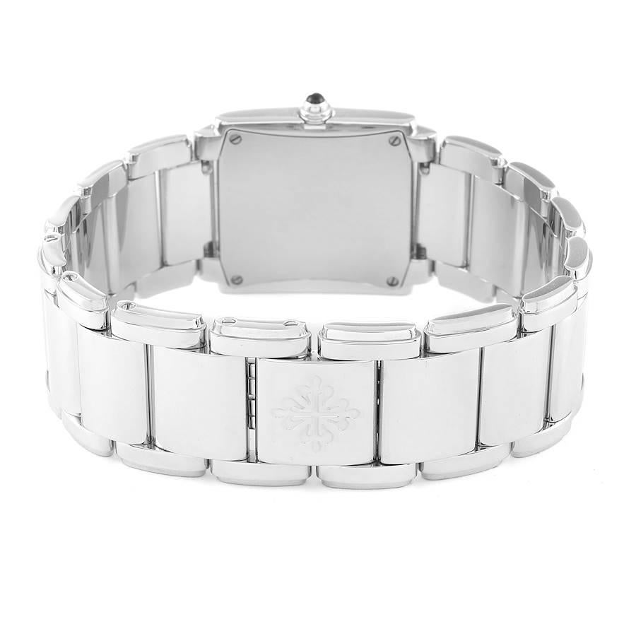 Patek Philippe Twenty-4 Grey Diamond Dial Steel Ladies Watch 4910 4