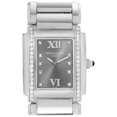 Patek Philippe Twenty-4 Grey Diamond Dial Steel Ladies Watch 4910