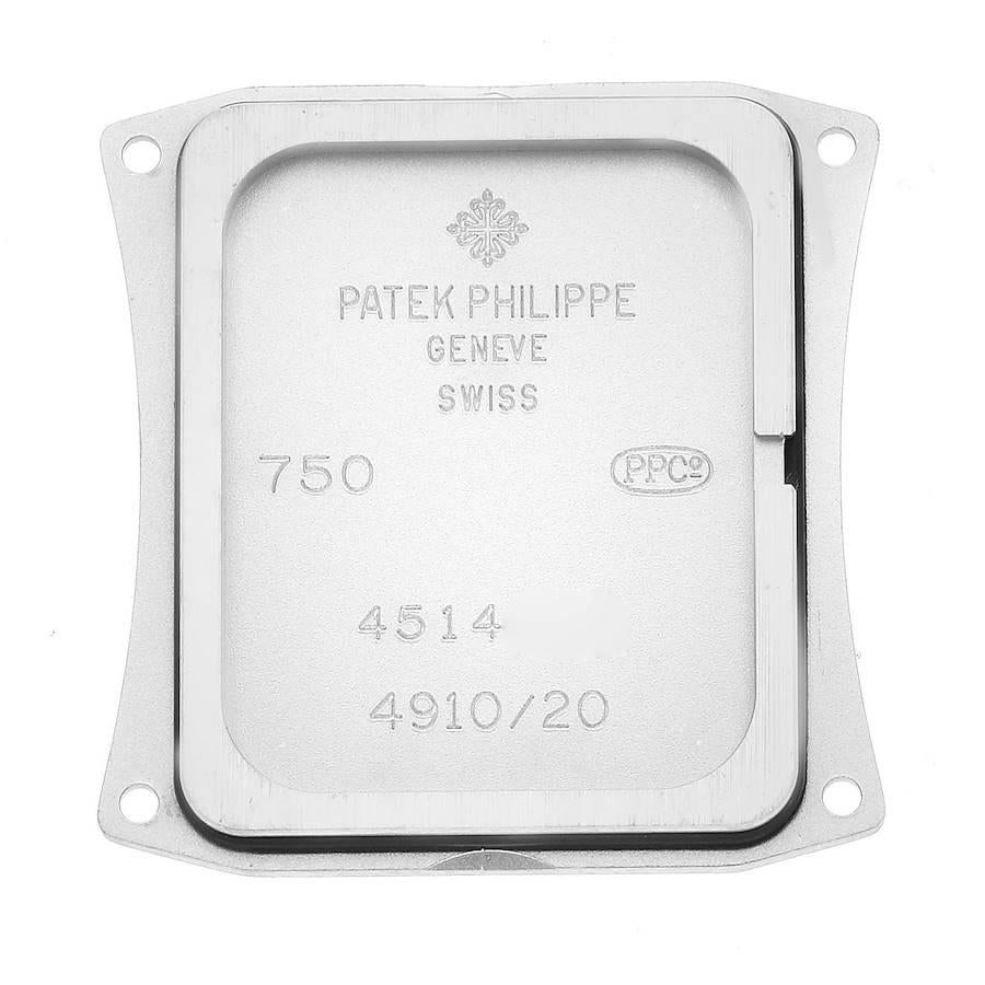Women's Patek Philippe Twenty-4 Grey Diamond Dial White Gold Ladies Watch 4910