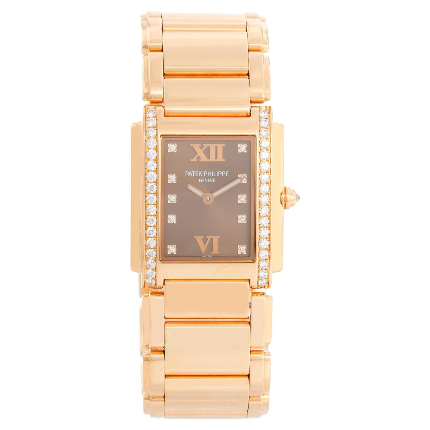 Uhr Twenty-4 Damen 18k Roségold 
Diamant 4910/11R von Patek Philippe