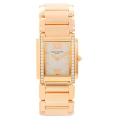 Patek Philippe Twenty-4 Ladies 18k Rose Gold & Diamond Watch 4910/11R