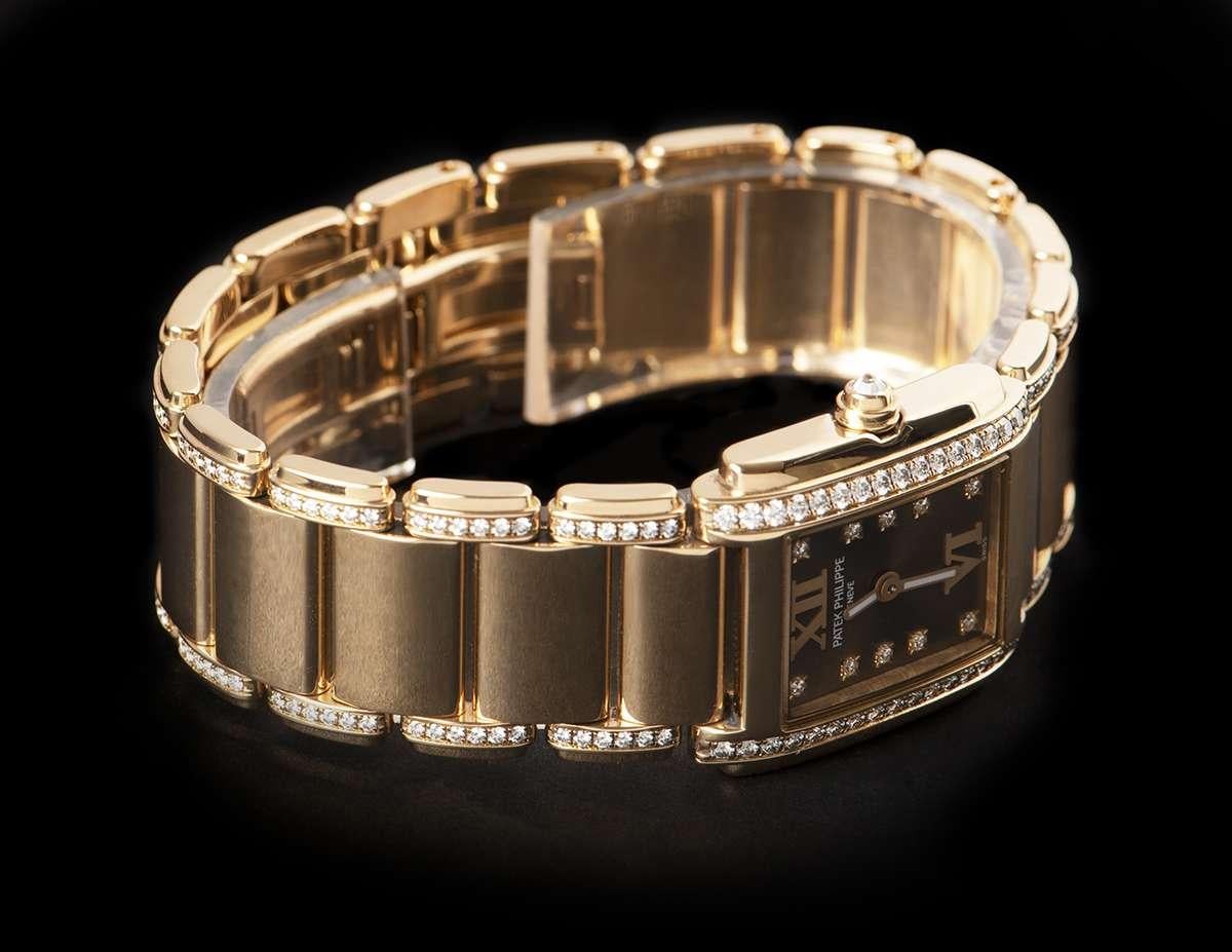 Patek Philippe Twenty-4 Ladies Rose Gold Brown Dial 4908/30R Automatic Watch 1