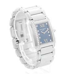 Patek Philippe Twenty-4 Orologio da donna in acciaio e diamanti 4910/10A