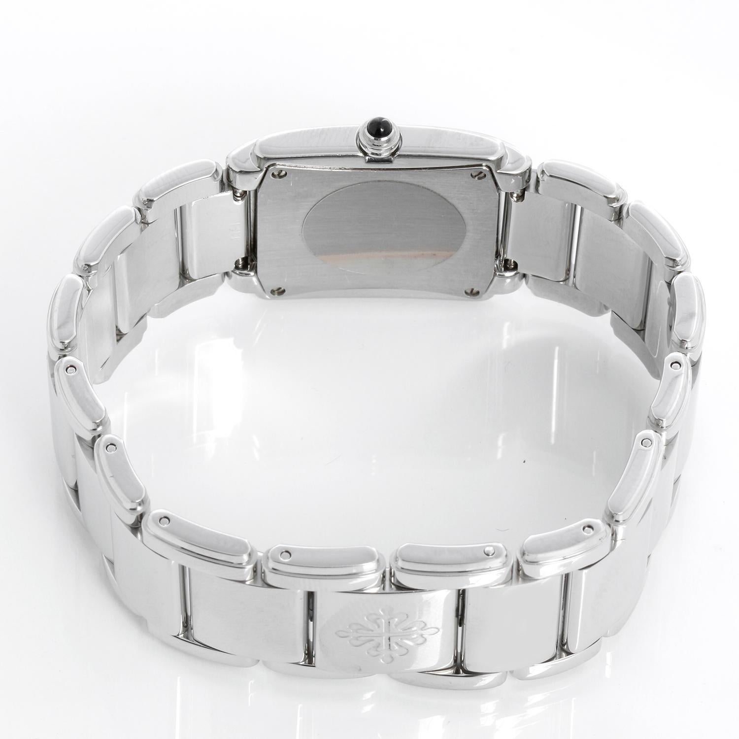 Patek Philippe Twenty-4 Ladies Steel & Diamond Watch 4910/10A 1