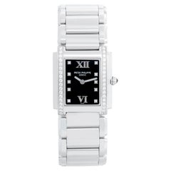 Used Patek Philippe Twenty-4 Ladies Steel & Diamond Watch 4910/10A