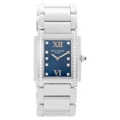 Patek Philippe Twenty-4 Orologio da donna in acciaio e diamanti 4910/10A