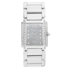 Patek Philippe Twenty-4 Ladies Steel and Diamond Watch 4910/20G-010