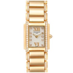 Patek Philippe Twenty-4 Small 18 Karat Rose Gold Diamond Ladies Watch 4908