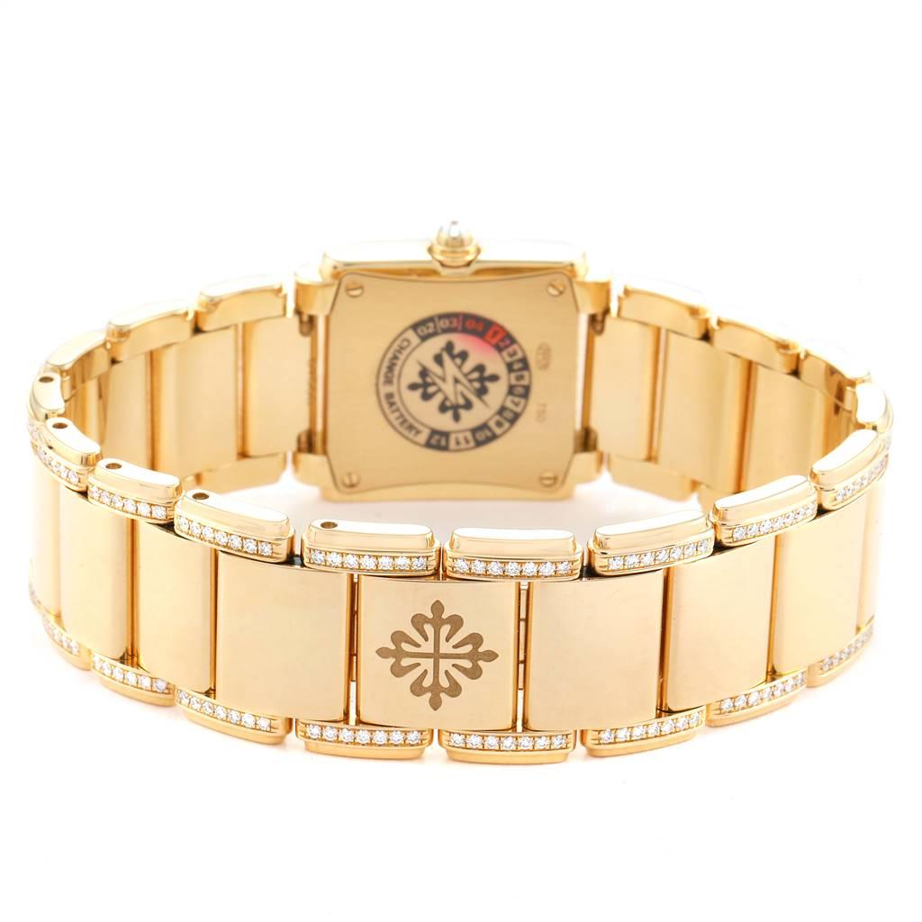 Women's Patek Philippe Twenty-4 Small 18 Karat Rose Gold Diamond Ladies Watch 4908