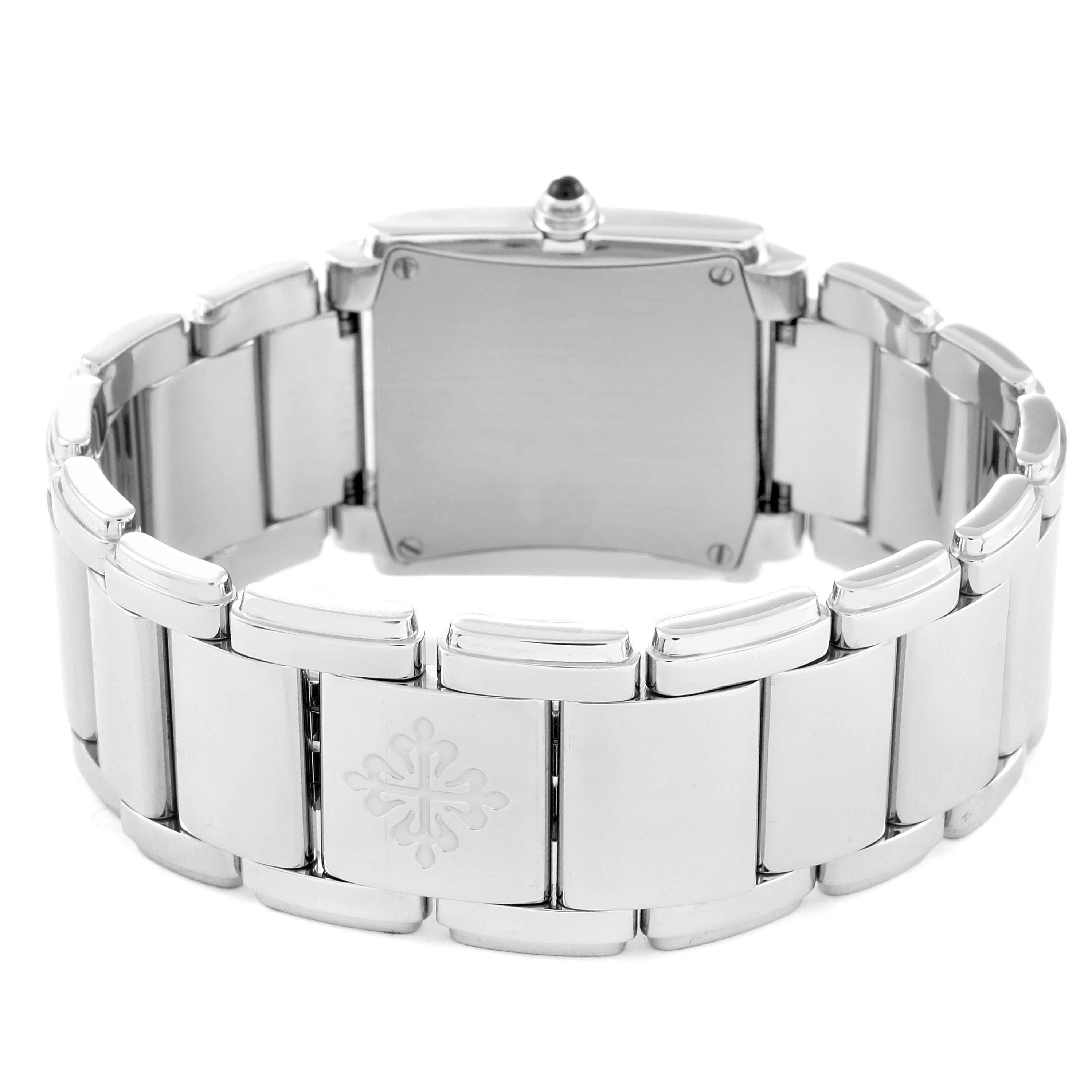 Patek Philippe Twenty-4 Steel Diamond Ladies Quartz Watch 4910 4