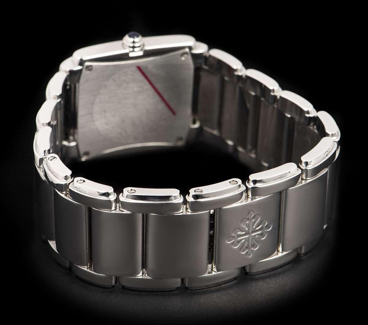 Patek Philippe Twenty-4 Steel Silver Diamond Dial 4910/10A-011 Quartz Wristwatch 1
