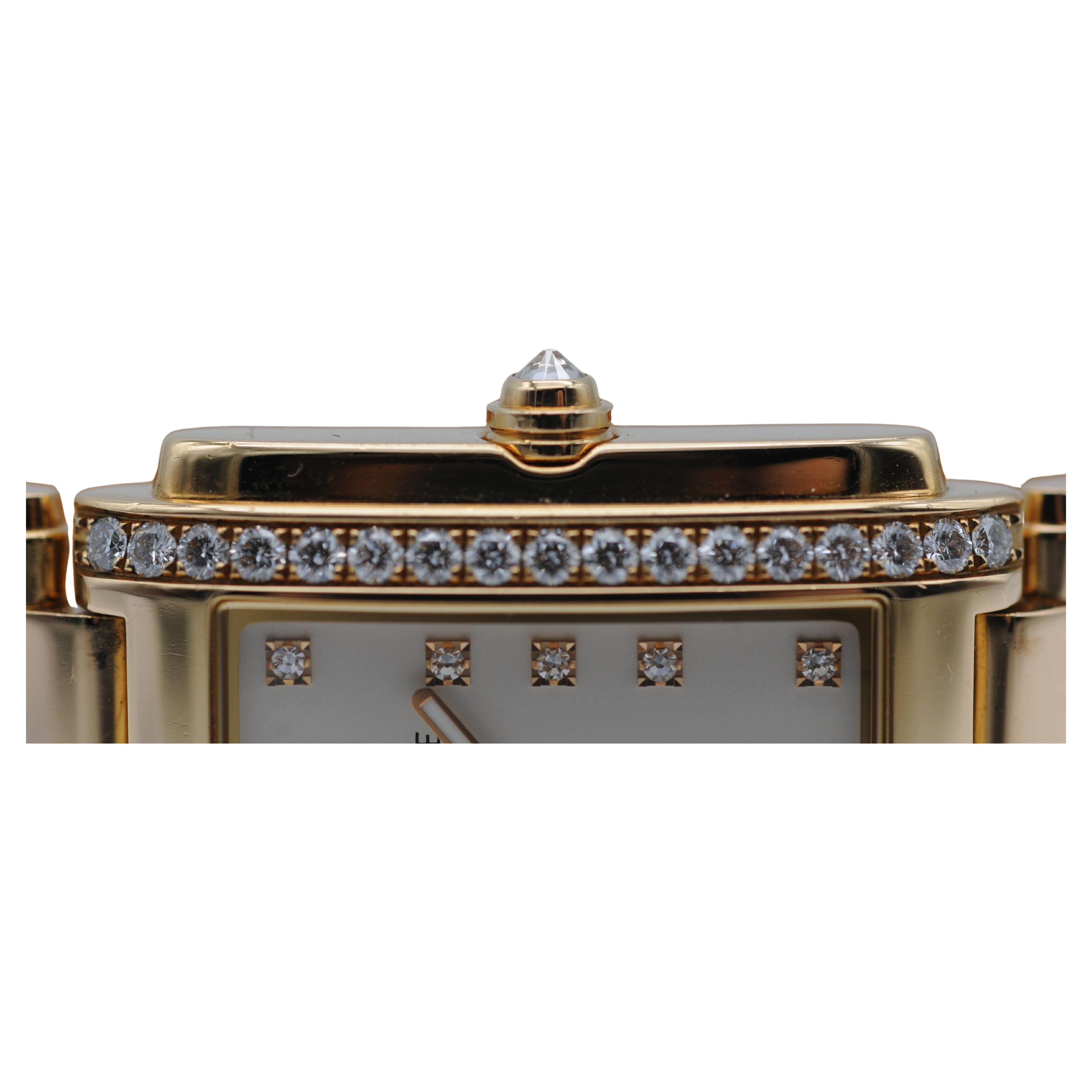 Brilliant Cut Patek Philippe Twenty~4 4910 in 18k yellow gold and diamond For Sale
