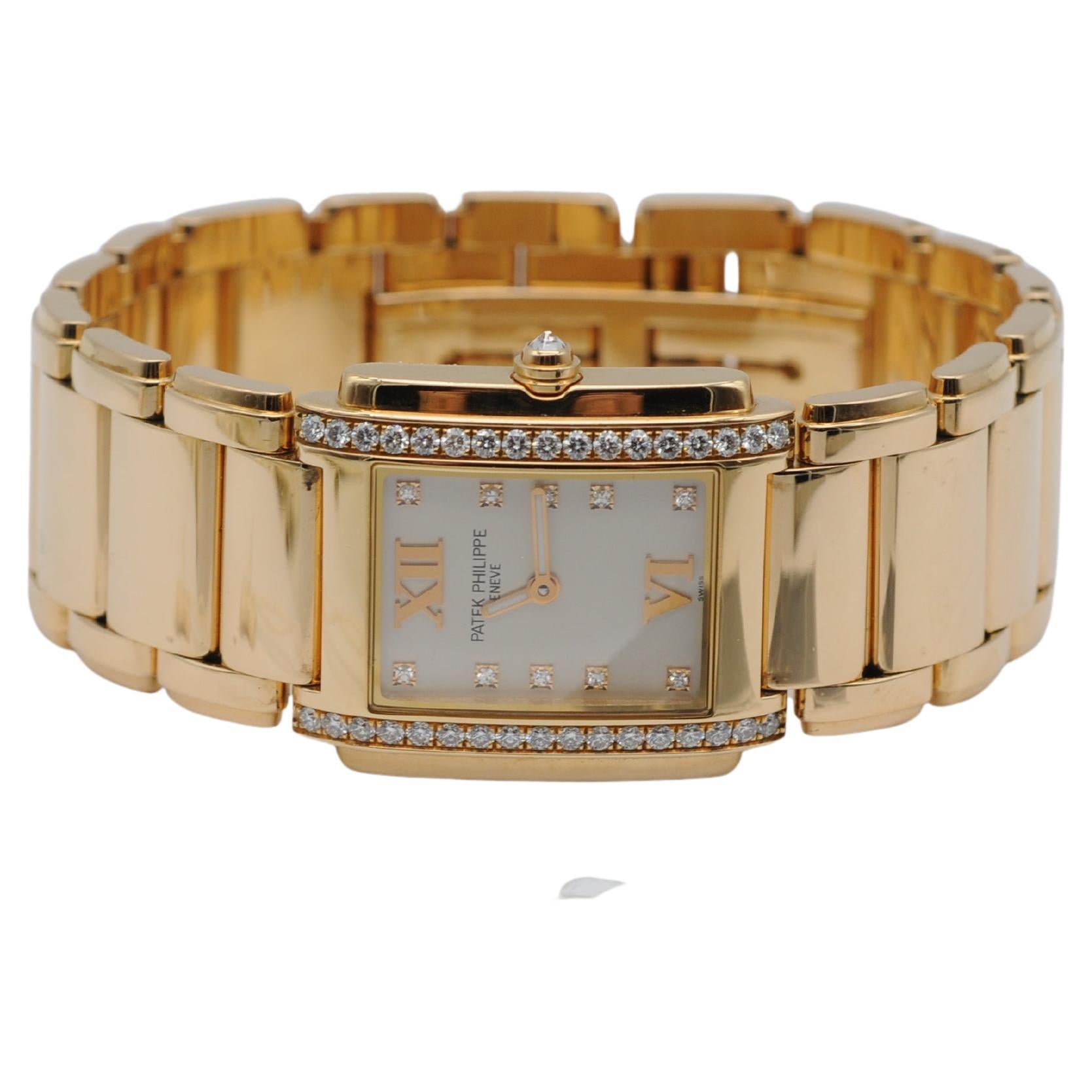 Patek Philippe Twenty~4 4910 in 18k yellow gold and diamond