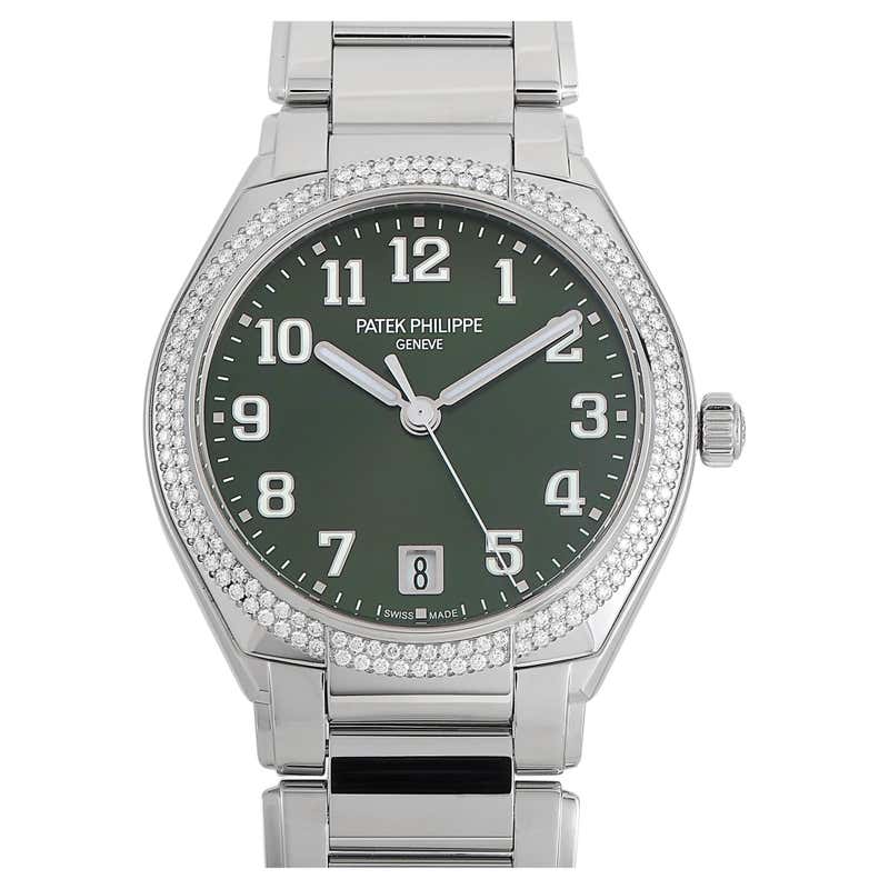 Patek Philippe Olive Green Dial - For Sale on 1stDibs