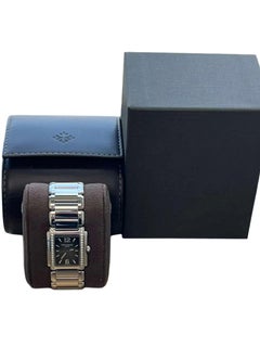 Patek Philippe Twenty~4 Gray Sunburst Dial Steel Diamond Ladies Watch 4910/1200A