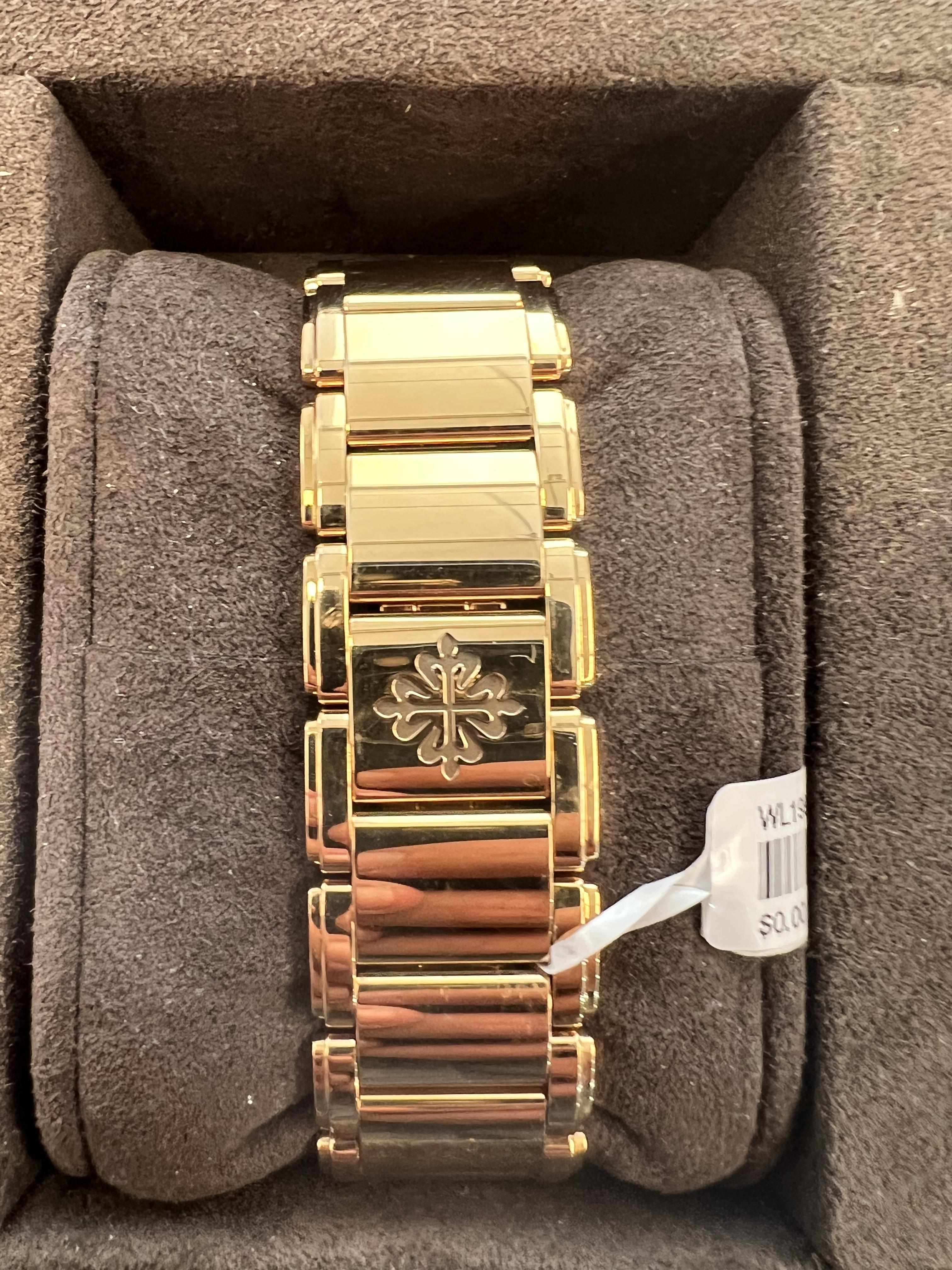 Patek Philippe Twenty~4 Rose Gold Brown Dial In Good Condition For Sale In BEVERLY HILLS, CA