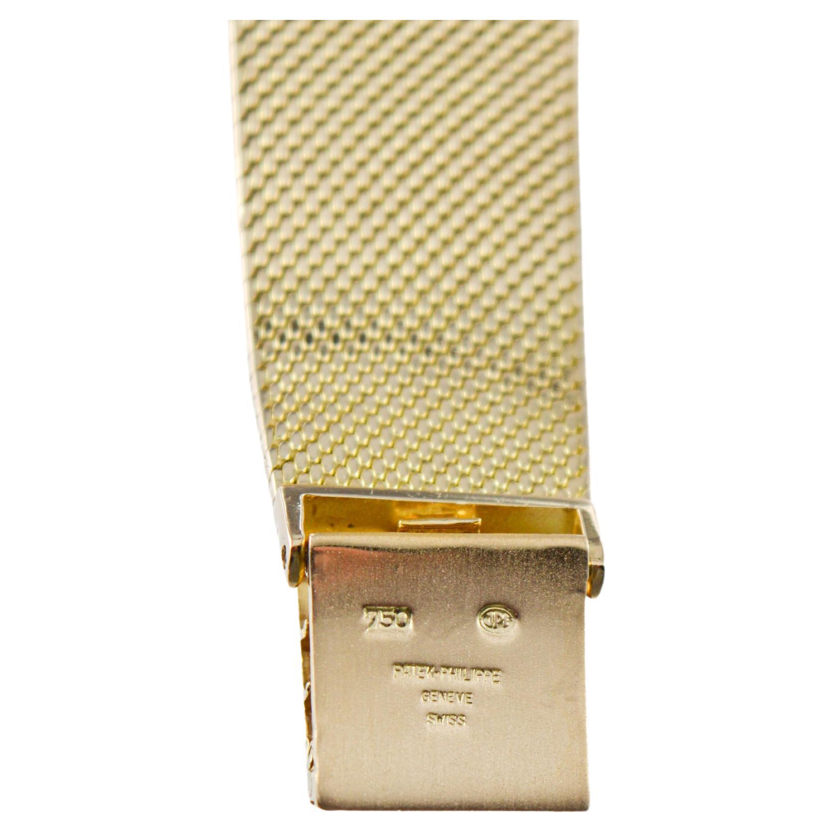 Patek Philippe Ultra Thin, 18Kt Solid Gold Dress Watch circa 1980's For Sale 6