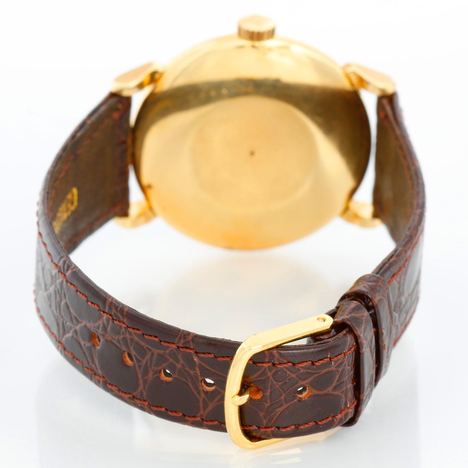Patek Philippe Very Collectible Vintage Men's 18k Yellow Gold Watch Ref ...