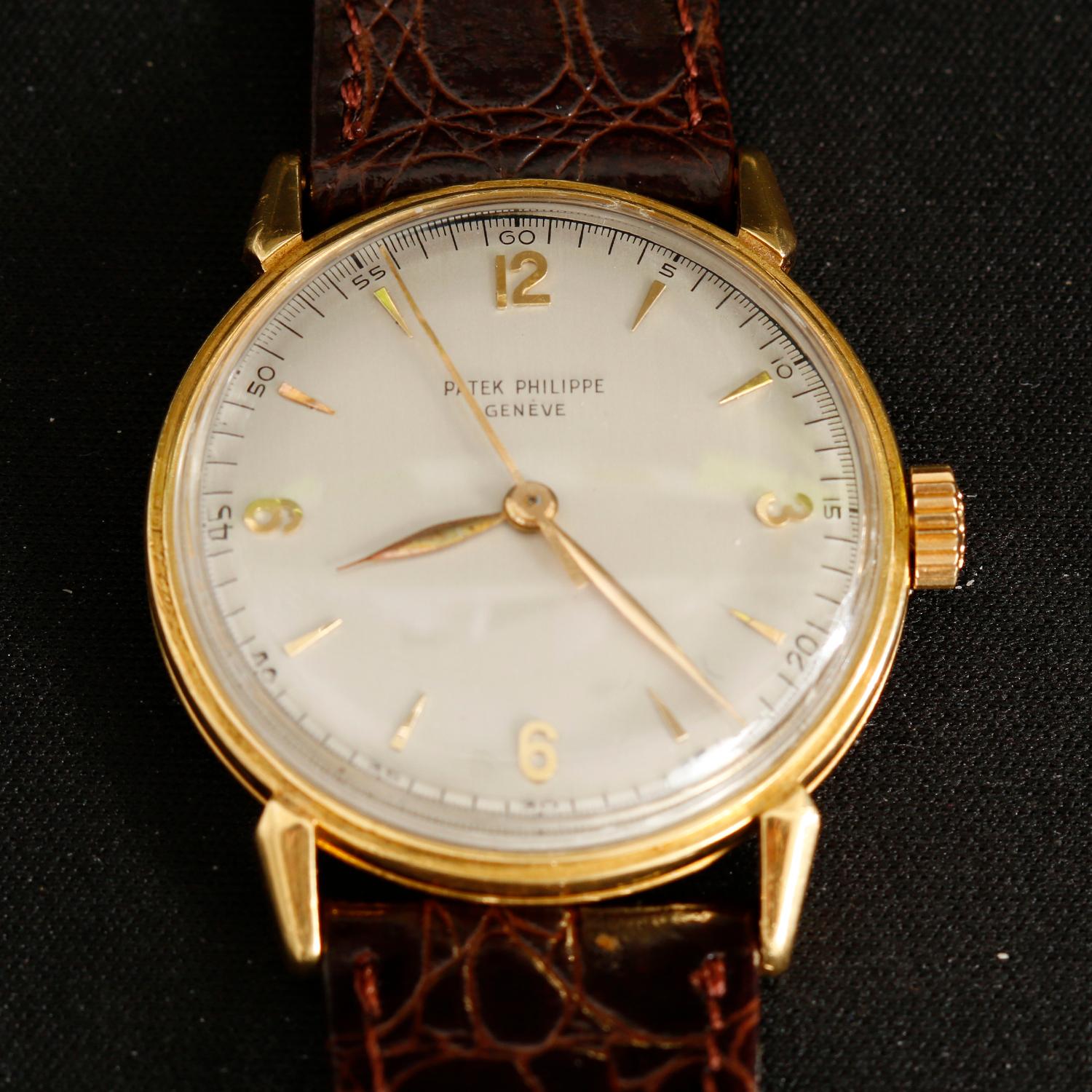 Patek Philippe Very Collectible Vintage Men's 18k Yellow Gold Watch Ref 1578 In Excellent Condition In Dallas, TX