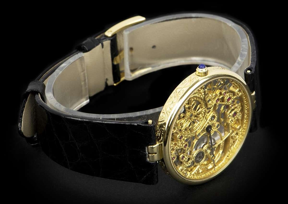 Patek Philippe Very Rare Gold Skeleton Dial 3878J Automatic Watch at ...