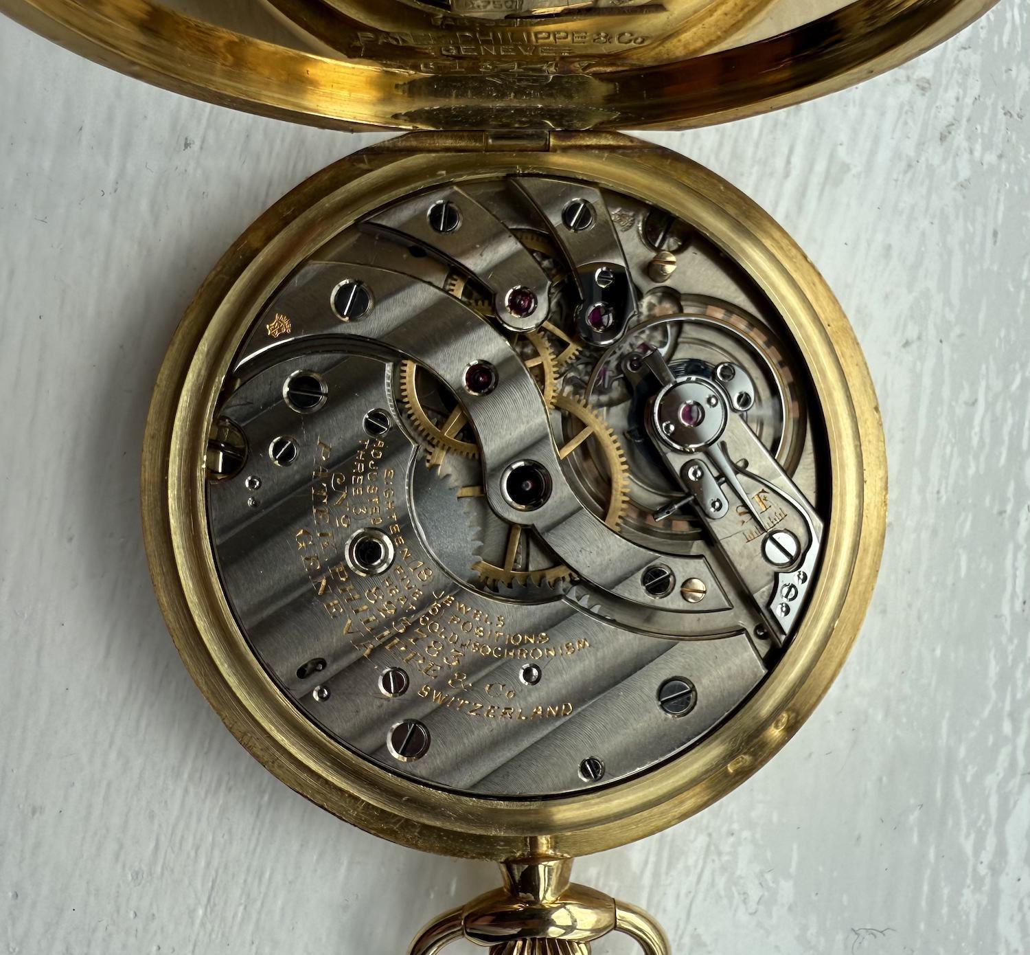 Patek Philippe Vintage 18ct Yellow Gold Pocket Watch Circa. 1930 For Sale 3