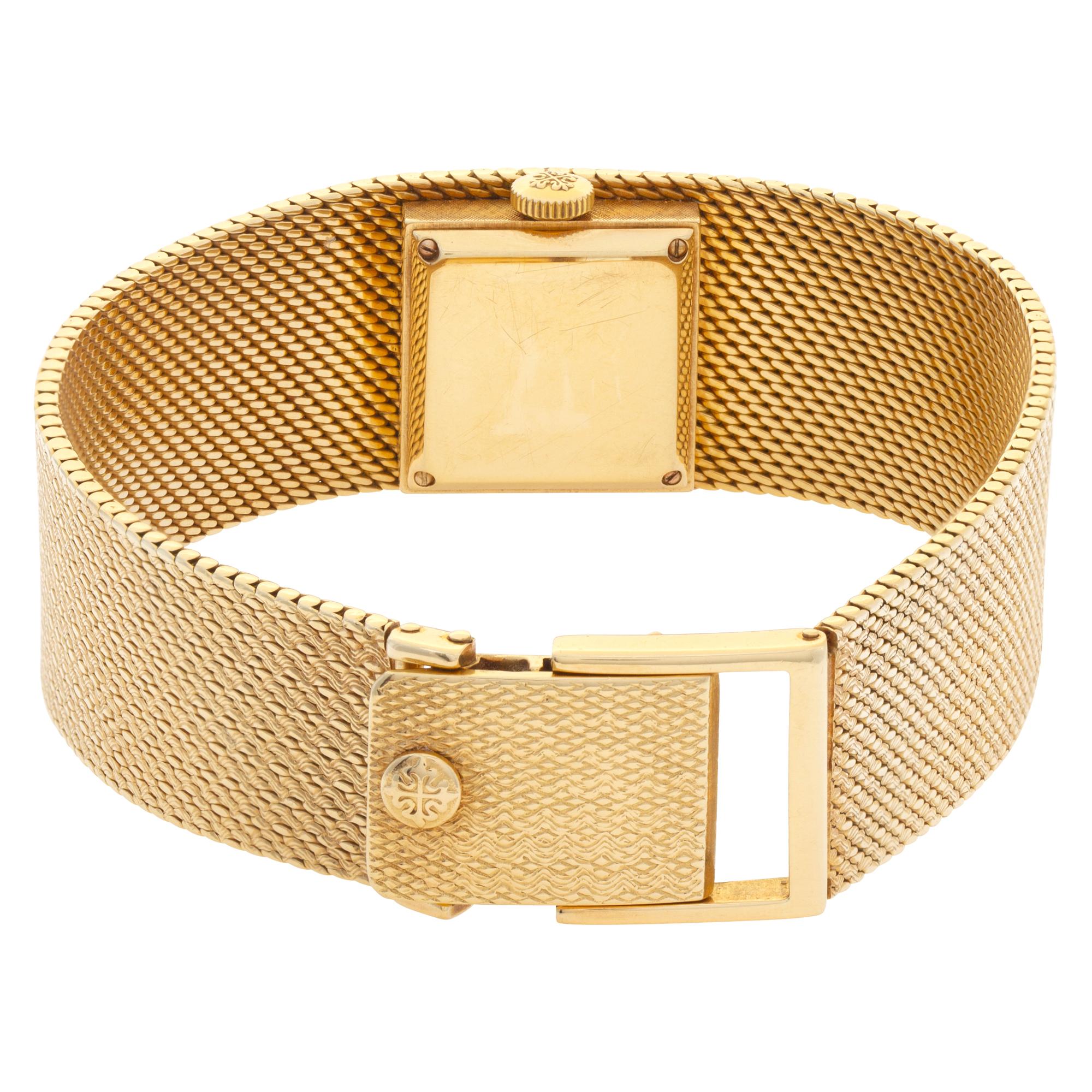  Patek Philippe Montre-bracelet manuelle vintage en or 18 carats Réf. 3319/7 Pour femmes 