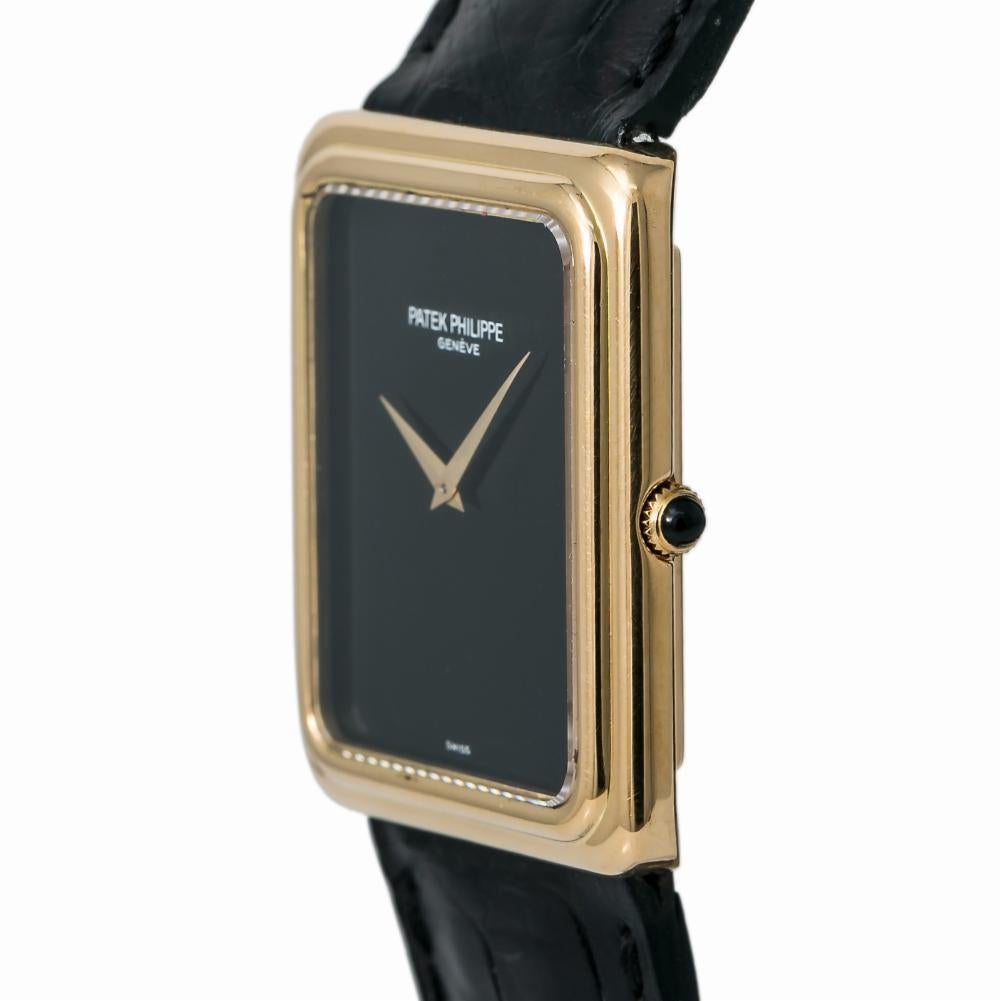 Patek Philippe Vintage 3649-1, schwarzes Zifferblatt, zertifiziert und mit Garantie 1