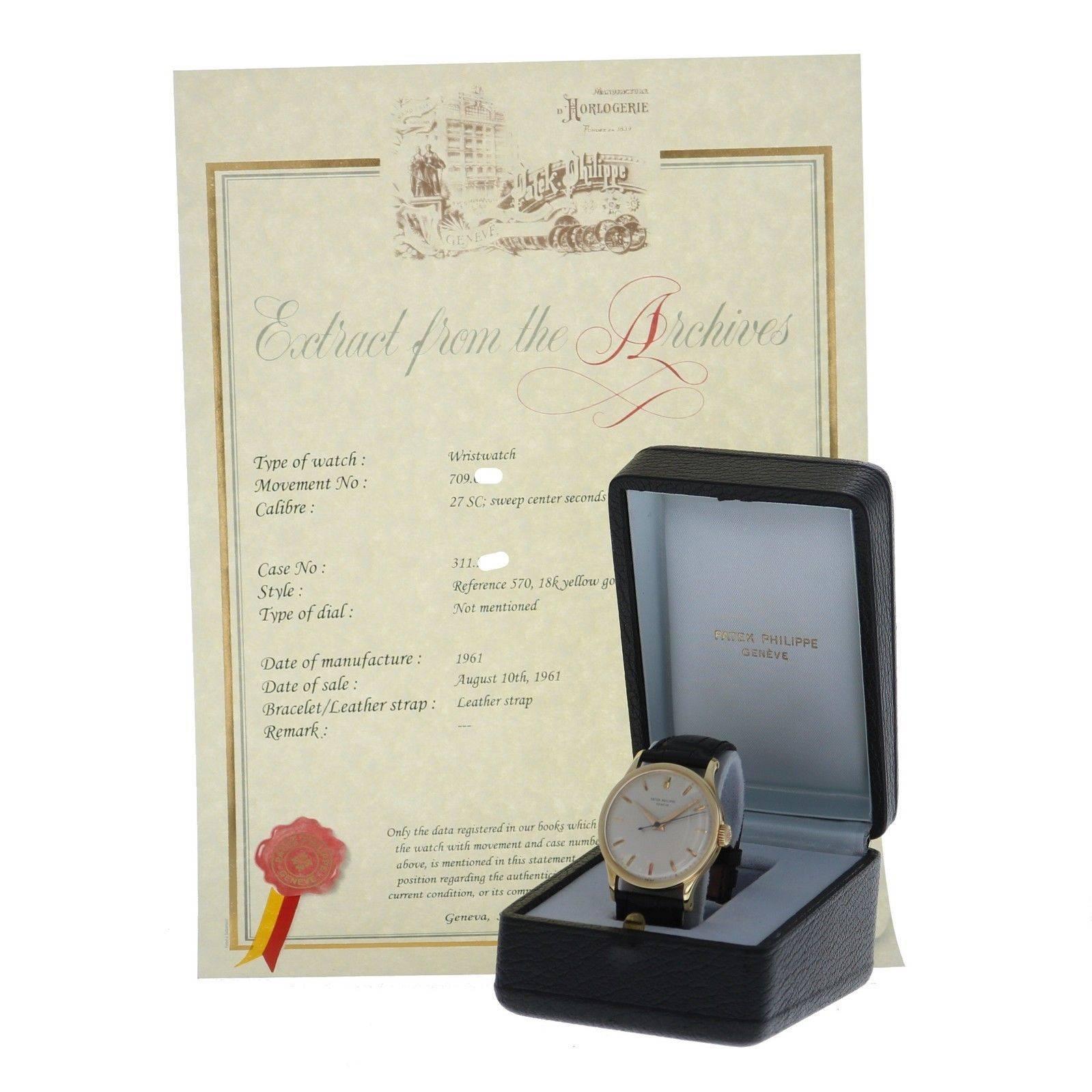 PATEK PHILIPPE Vintage 570 
