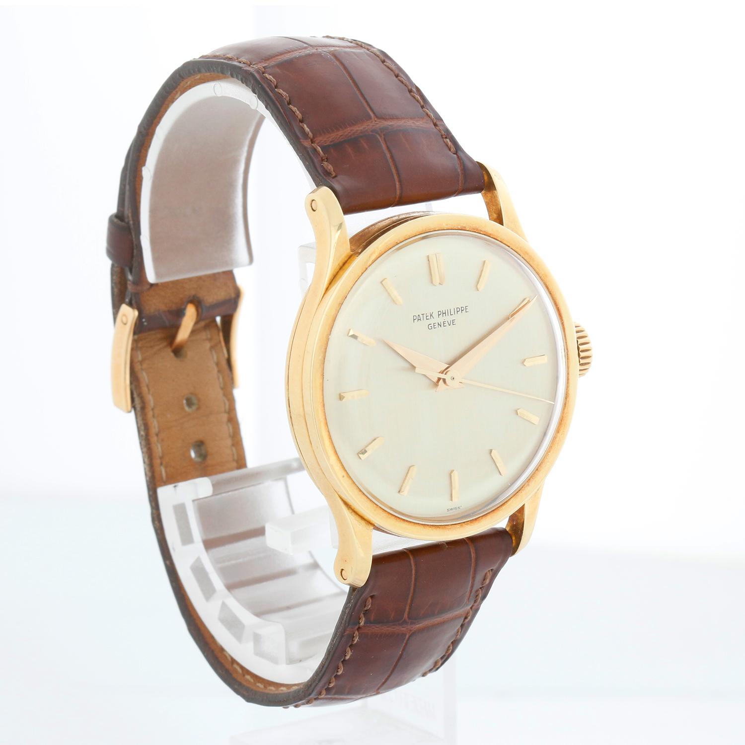 Patek Philippe Vintage Calatrava Men's Gold Watch Ref. 570 Herren im Angebot