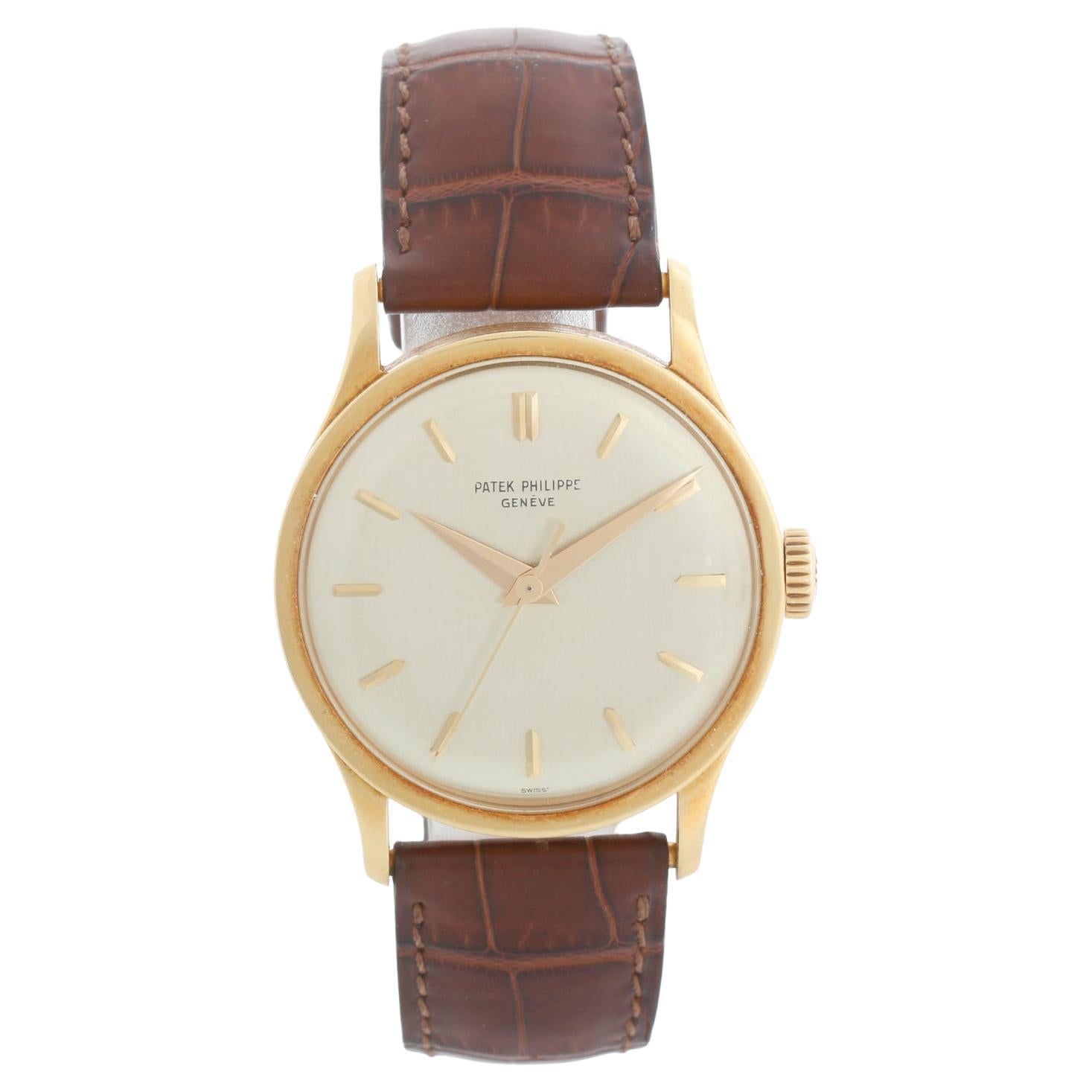 Patek Philippe Vintage Calatrava Men's Gold Watch Ref. 570 im Angebot