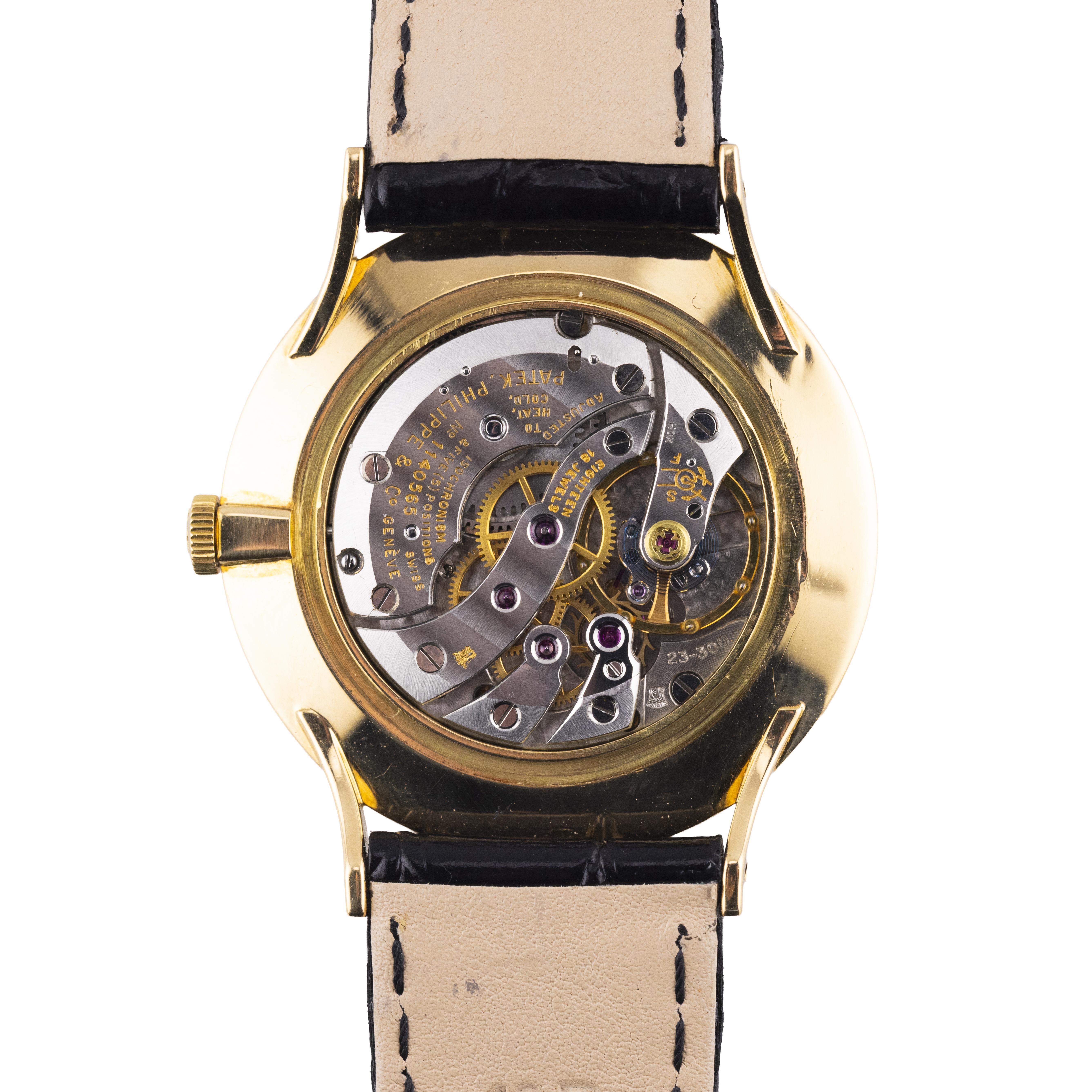 Patek Philippe Vintage Calatrava Référence 3484 en or jaune 18 carats en vente 1