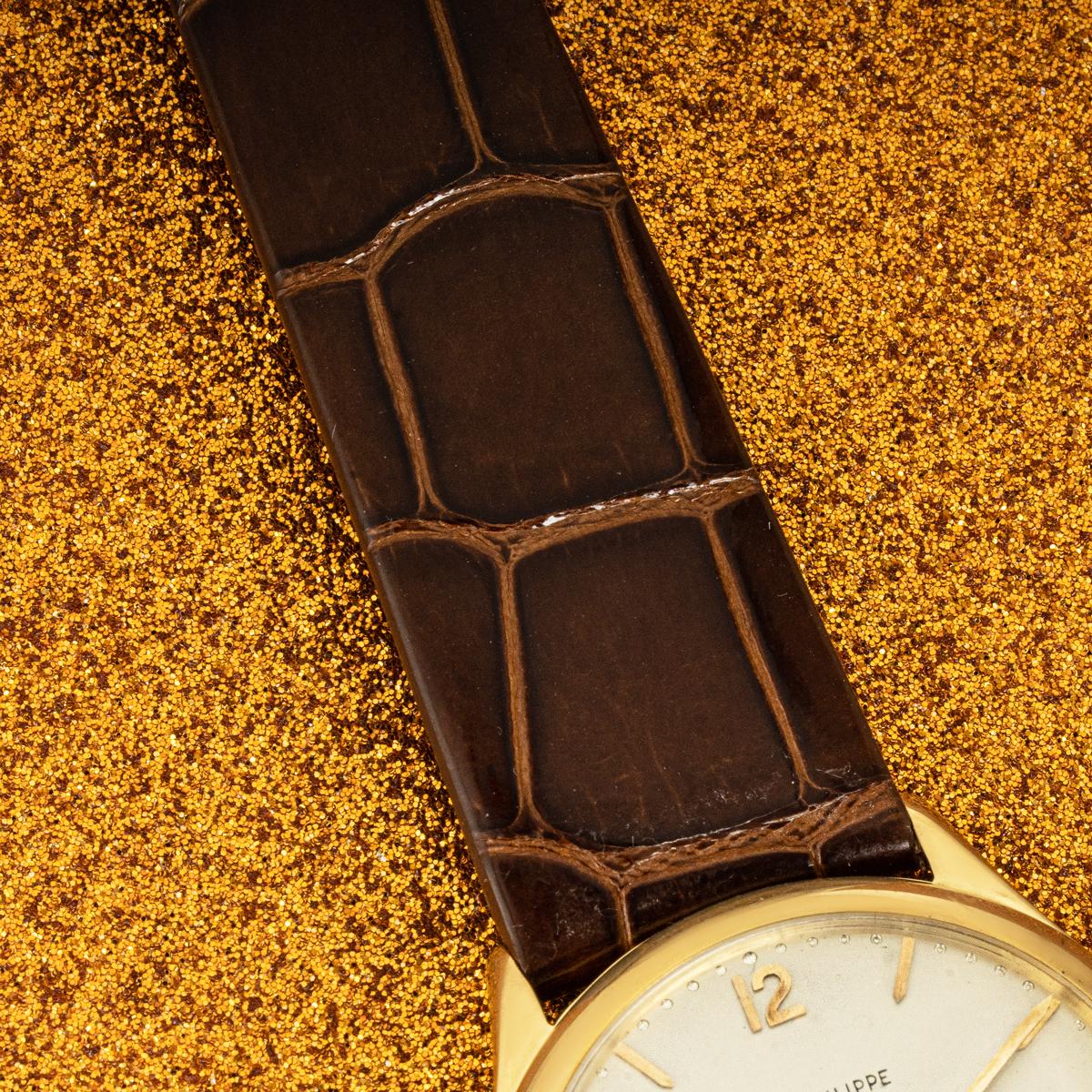 Patek Philippe Vintage Calatrava Retaillé par Asprey 2557 en vente 2