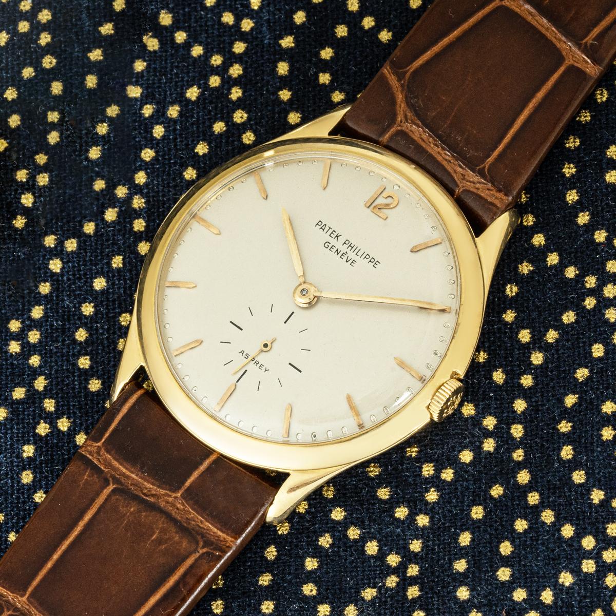 Patek Philippe Vintage Calatrava Retaillé par Asprey 2557 en vente 5
