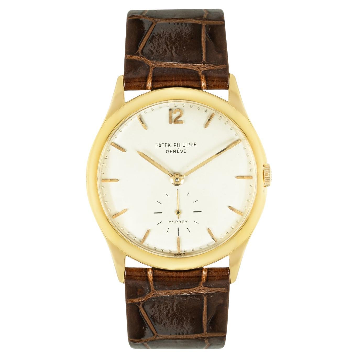 Patek Philippe Vintage Calatrava Retaillé par Asprey 2557 en vente