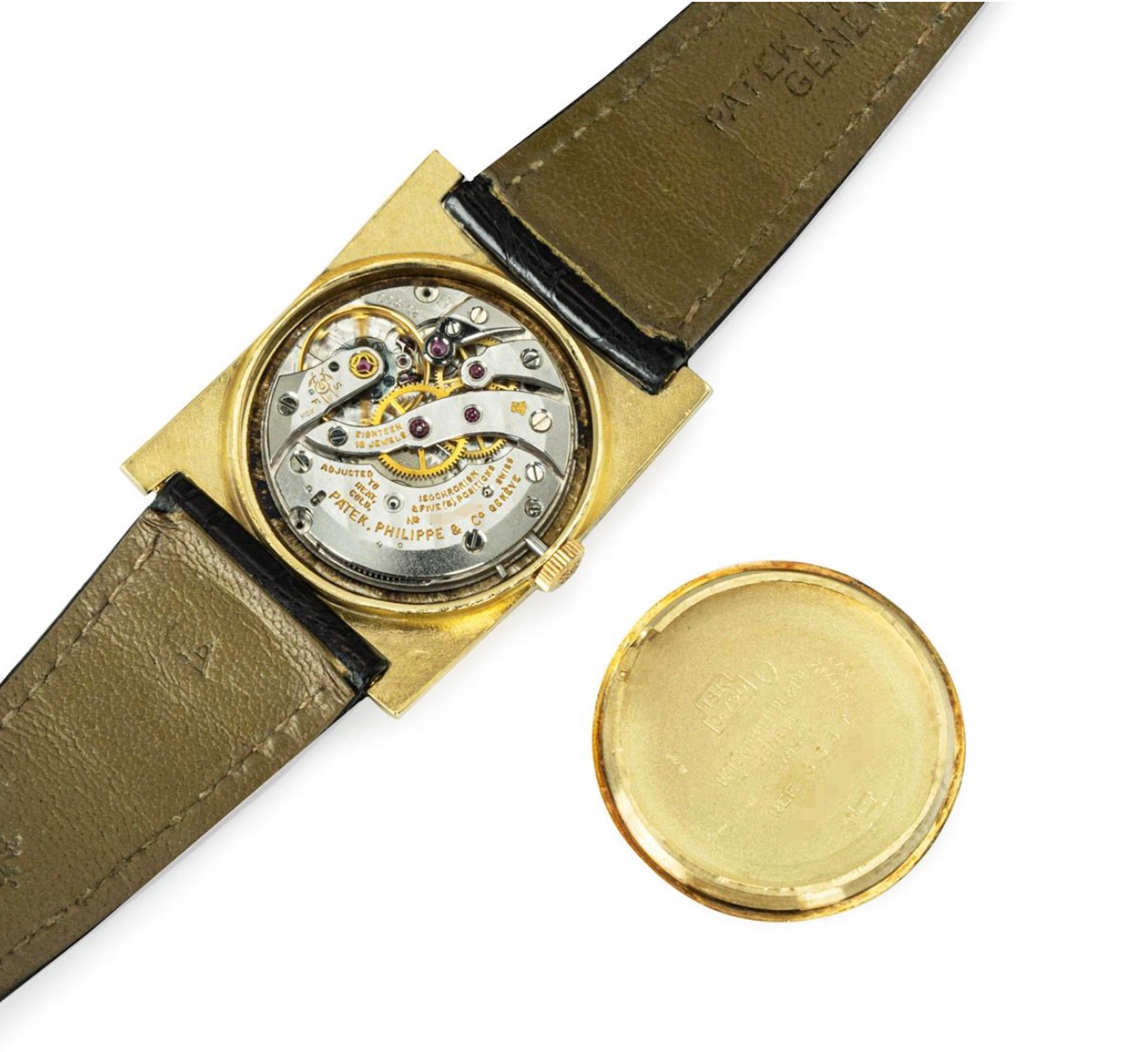 Patek Philippe Montre habillée vintage en or jaune 2