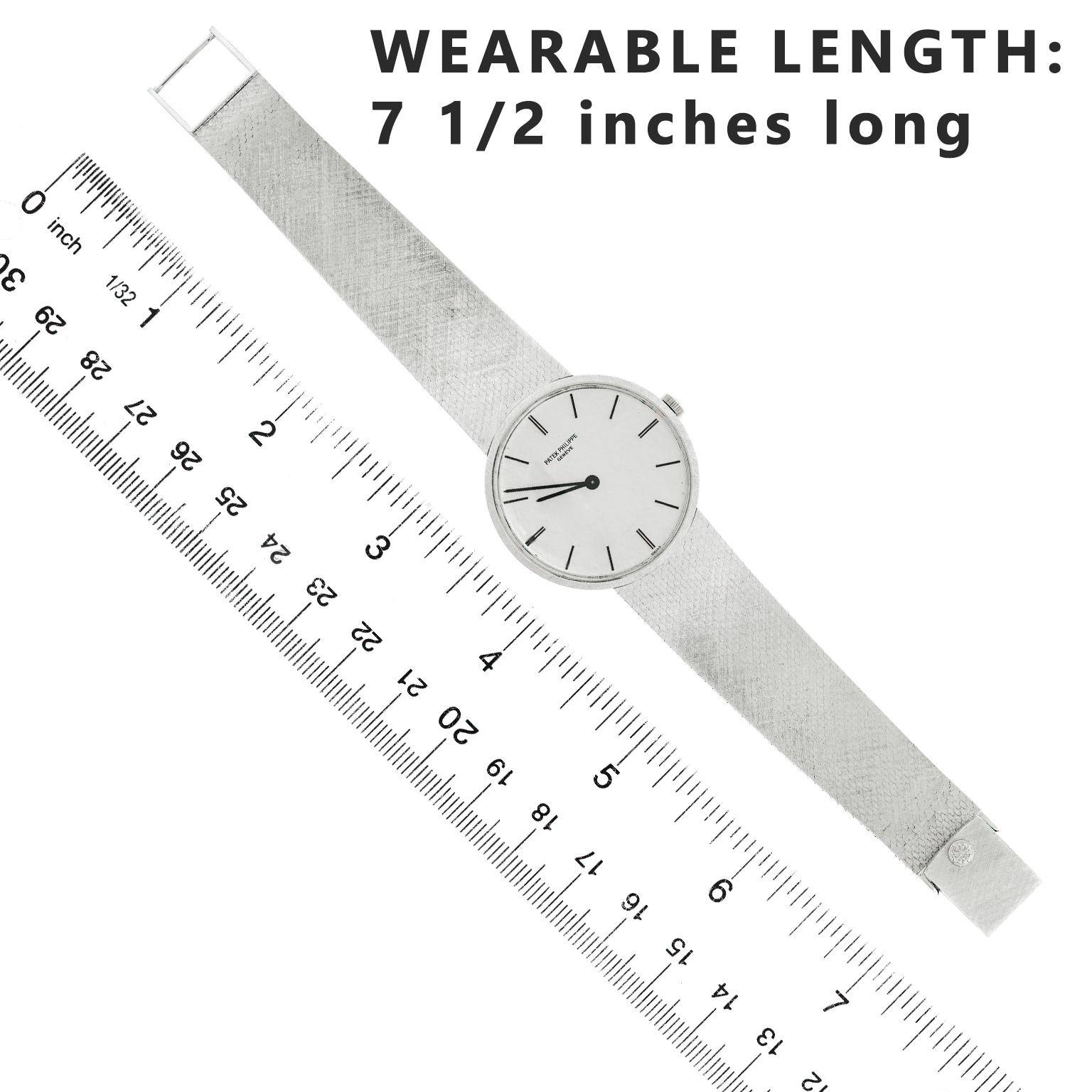 Patek Philippe White Gold Calatrava Wrist Watch 18k 1