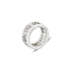 Patek Philippe White Gold Calatrava Cross Diamond Ring 275.6/1A.GR.530