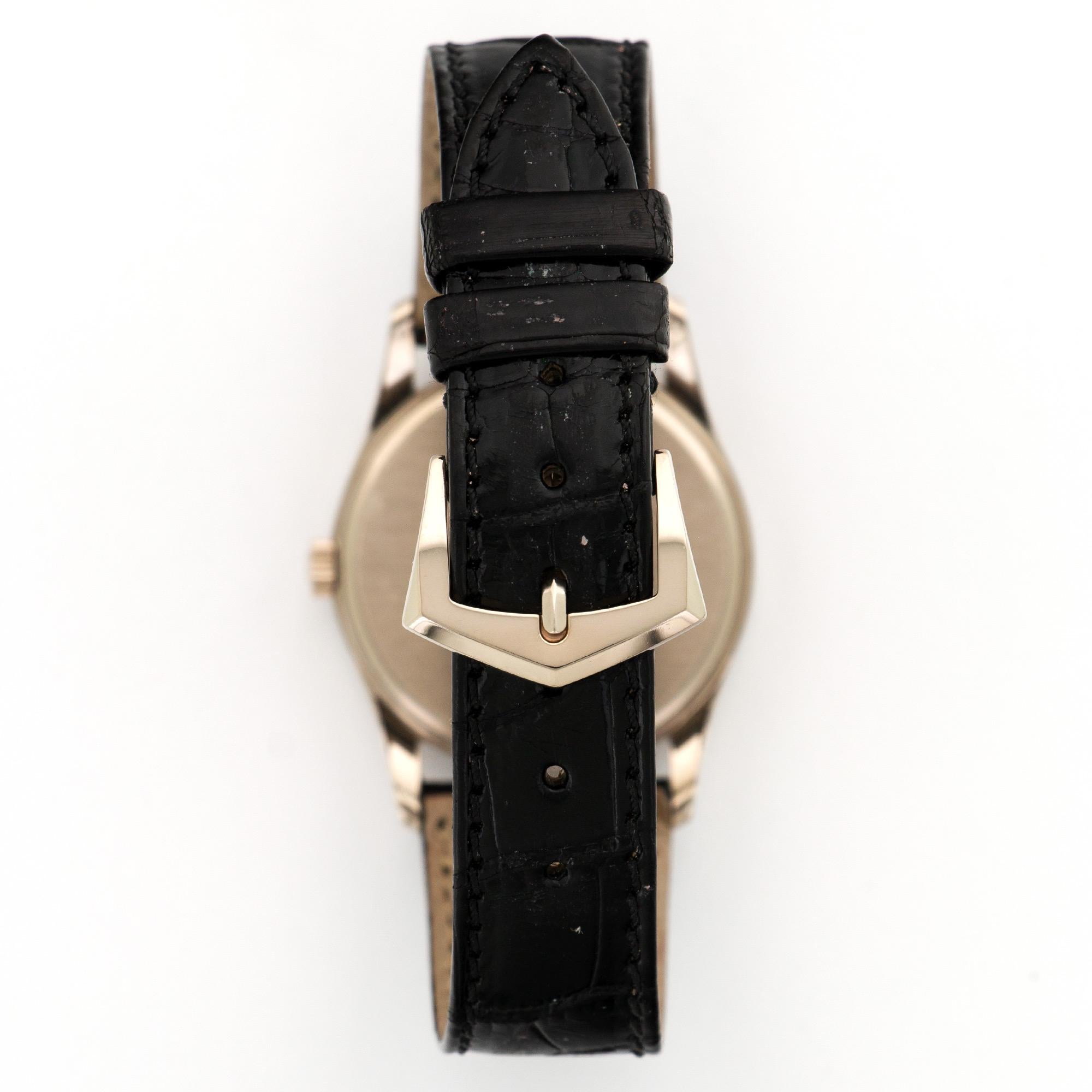 Women's or Men's Patek Philippe White Gold Calatrava Wristwatch Ref 3796
