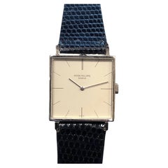 Patek Philippe White Gold Reference 3503 Mechanical Wrist Watch