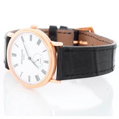 Patek Philippe with Tiffany & Co Dial Calatrava 18k Rose Gold Men's 5116R