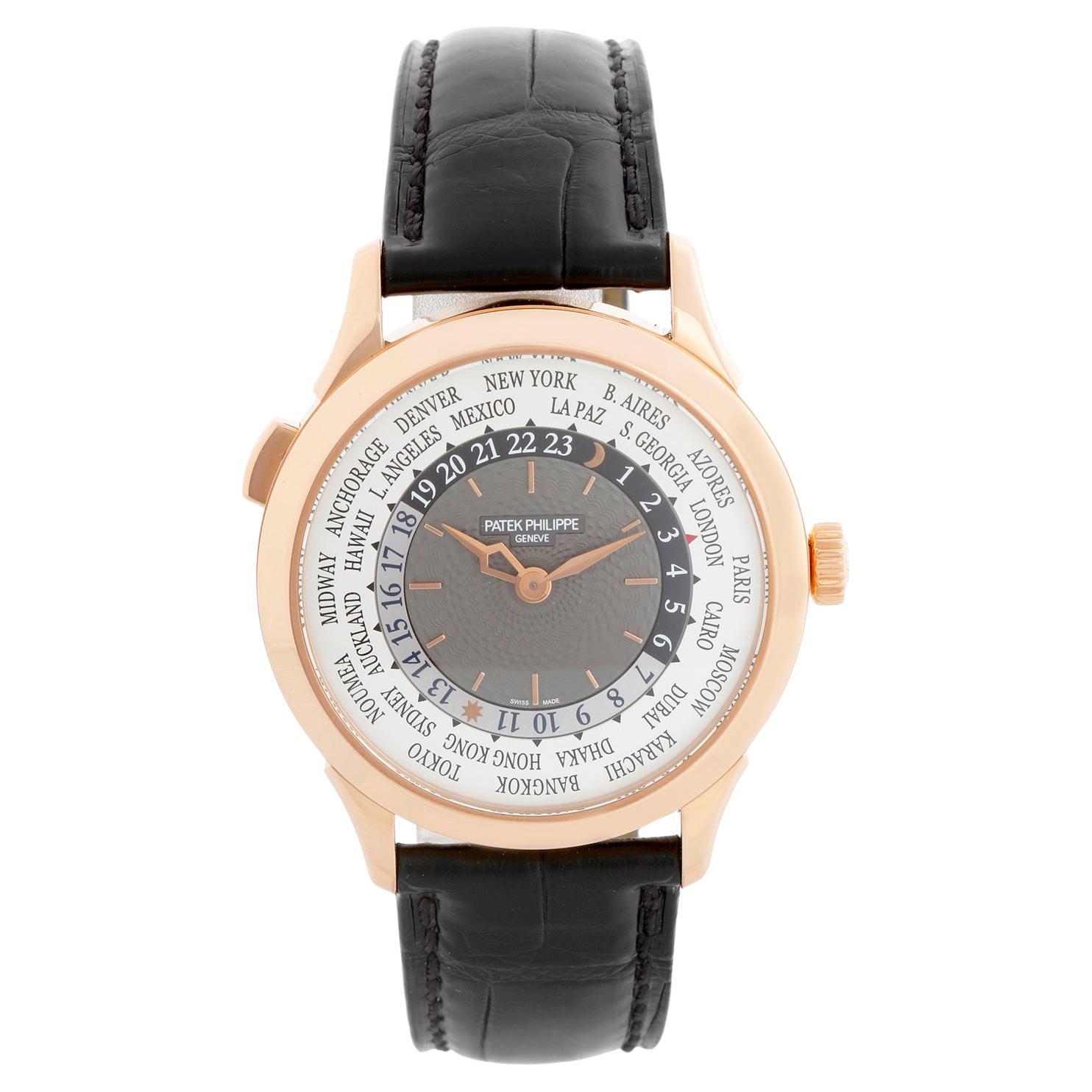 Patek Philippe World Time Orologio da uomo in oro rosa 18 carati 5230/1R (5230R)