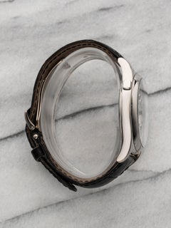 Patek Philippe World Time 5130 18K White Gold Automatic Silver Sunburst